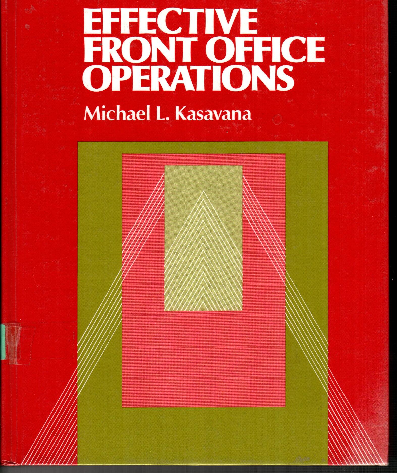 EFFECTIVE FRONT OFFICE OPERATIONS